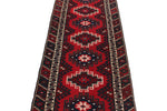 3x10 Red and Navy Anatolian Tribal Runner