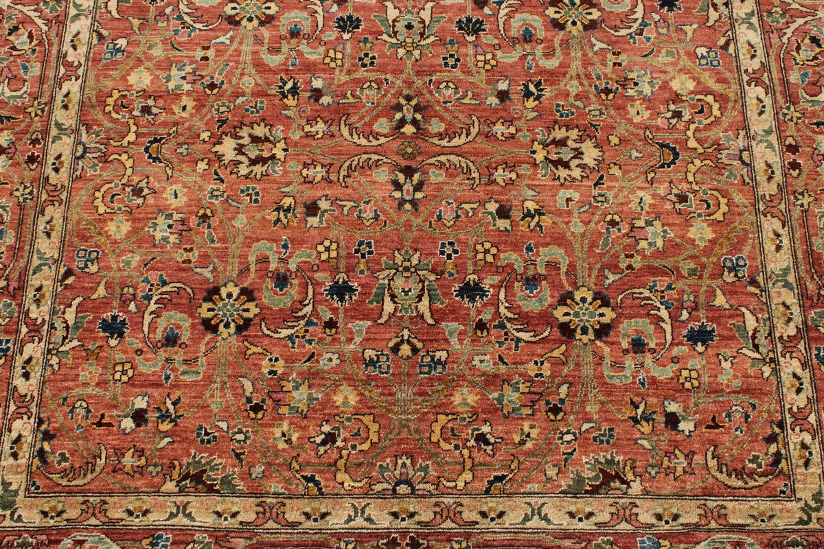 5x8 Rust Anatolian Traditional Rug