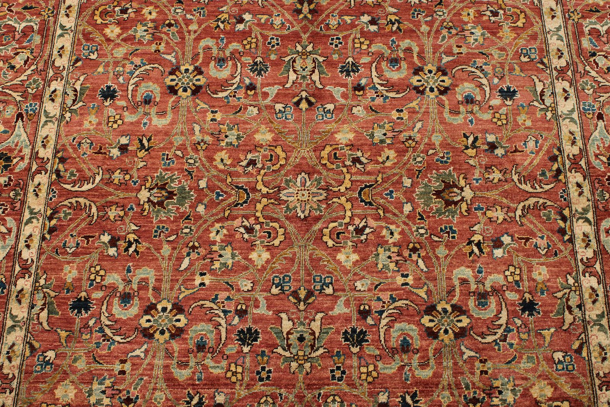 5x8 Rust Anatolian Traditional Rug