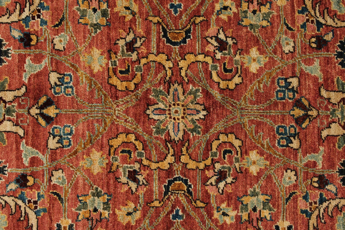 5x8 Rust Anatolian Traditional Rug