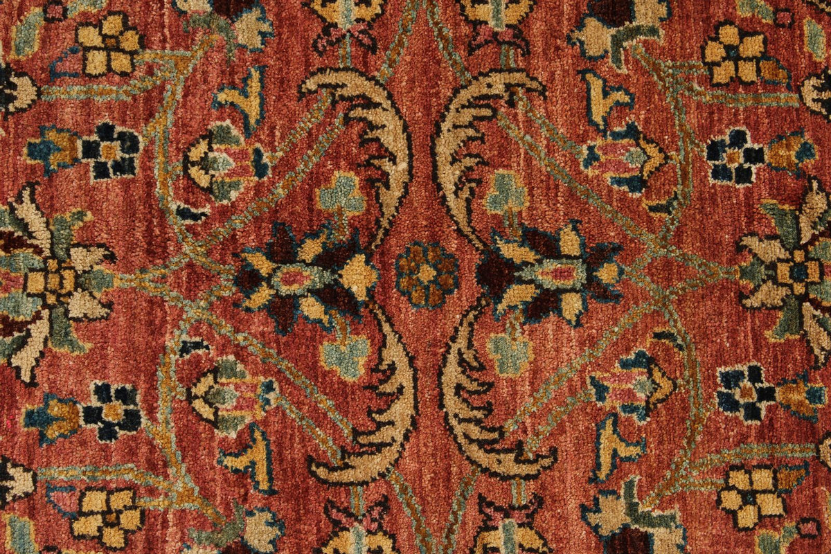 5x8 Rust Anatolian Traditional Rug