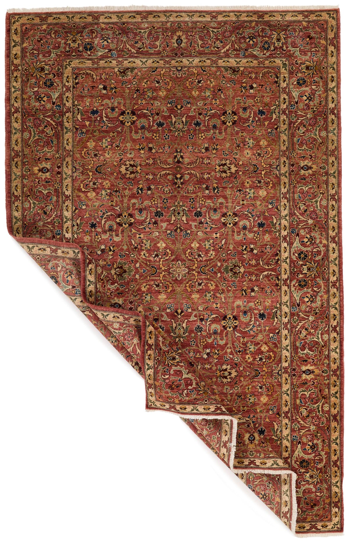 5x8 Rust Anatolian Traditional Rug