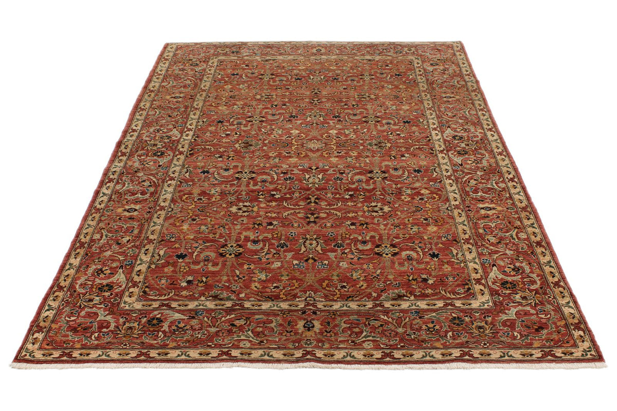 5x8 Rust Anatolian Traditional Rug