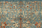 5x8 Red and Blue Traditional Rug