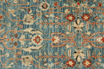 5x8 Red and Blue Traditional Rug