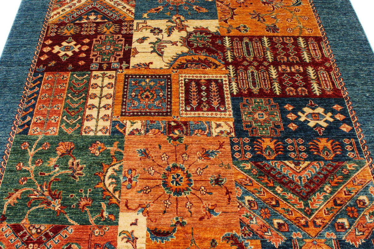5x8 Multicolor Turkish Patchwork Rug