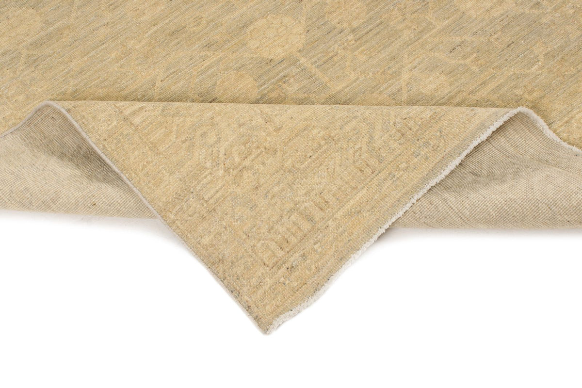 5x12 Gray and Ivory Turkish Tribal Runner