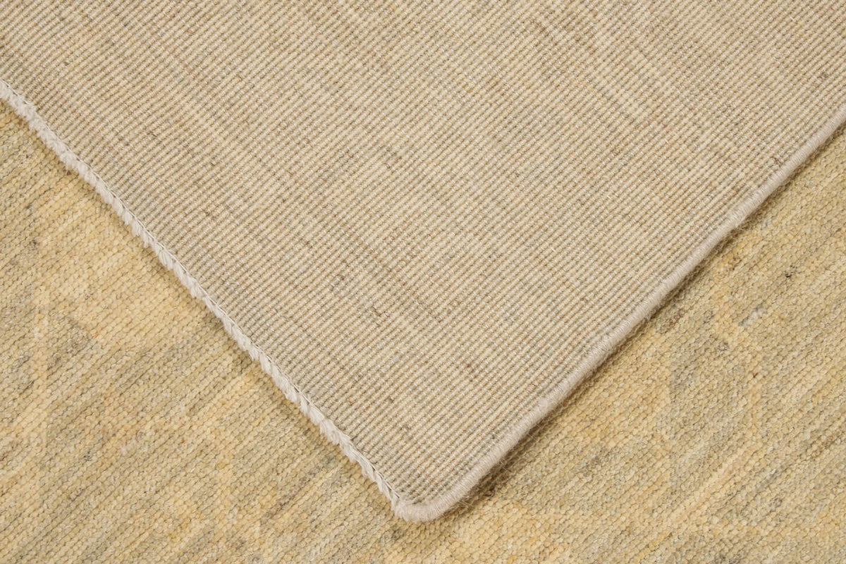 5x12 Gray and Ivory Turkish Tribal Runner