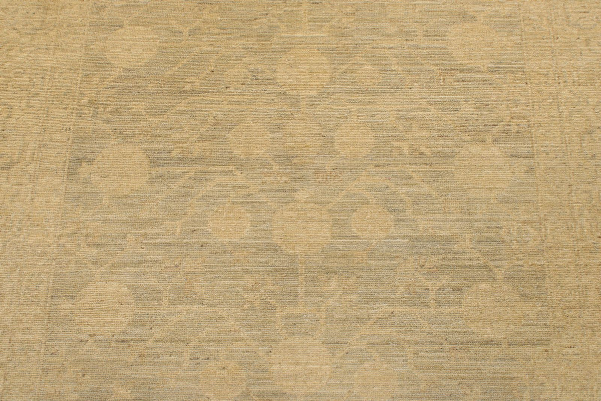 5x12 Gray and Ivory Turkish Tribal Runner