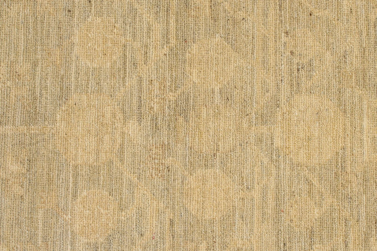 5x12 Gray and Ivory Turkish Tribal Runner