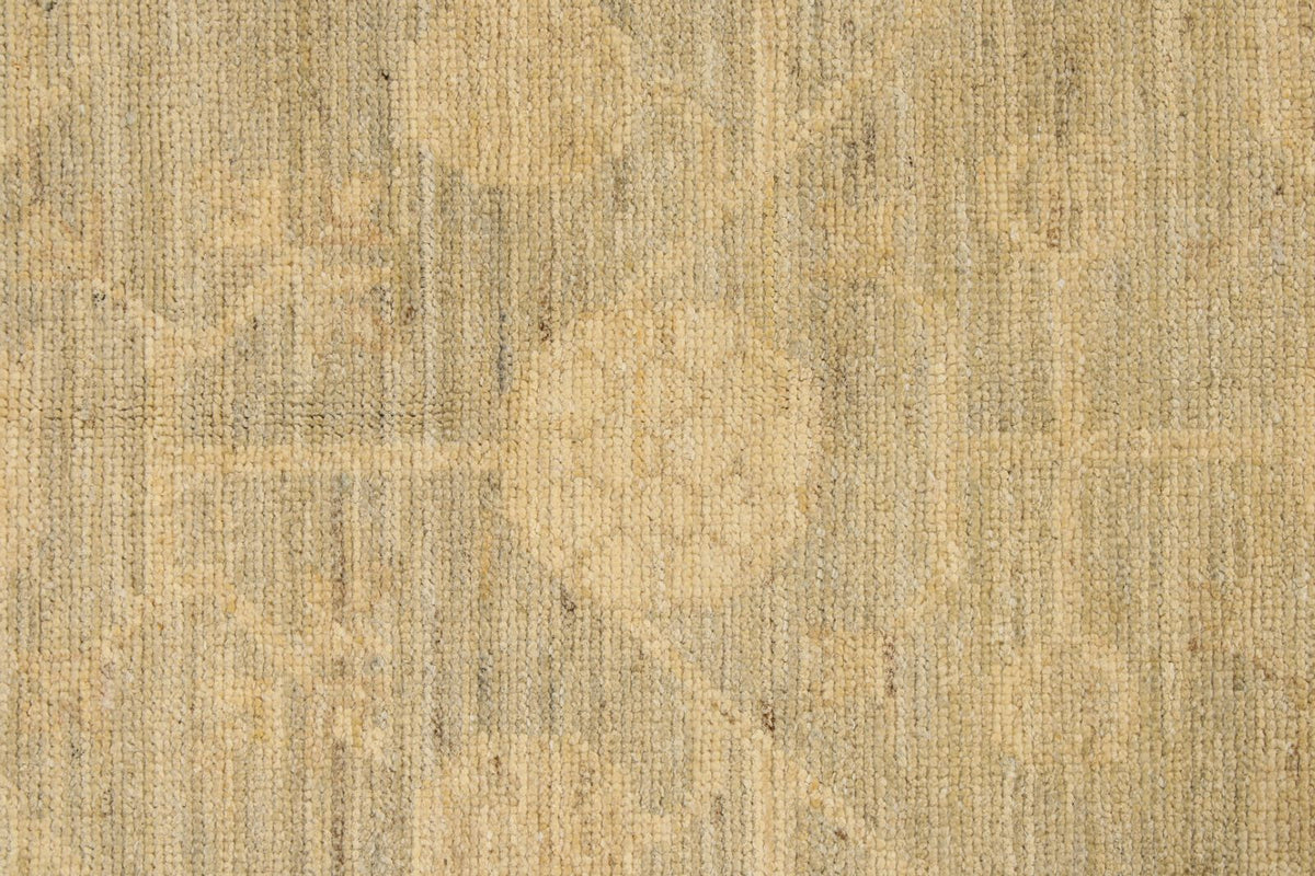 5x12 Gray and Ivory Turkish Tribal Runner