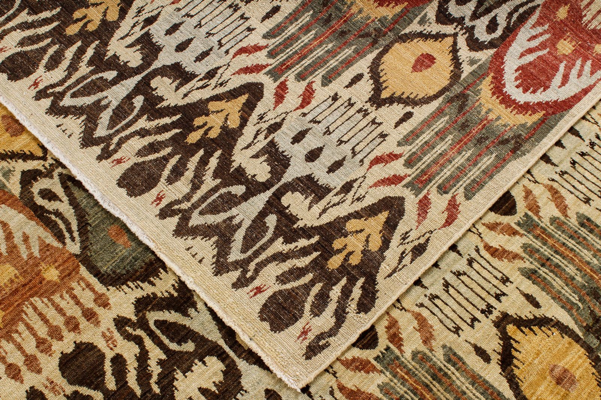 12x16 Multicolor and Ivory Modern Contemporary Rug