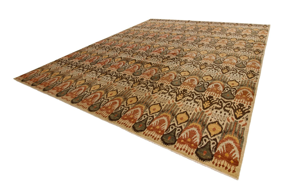 12x16 Multicolor and Ivory Modern Contemporary Rug