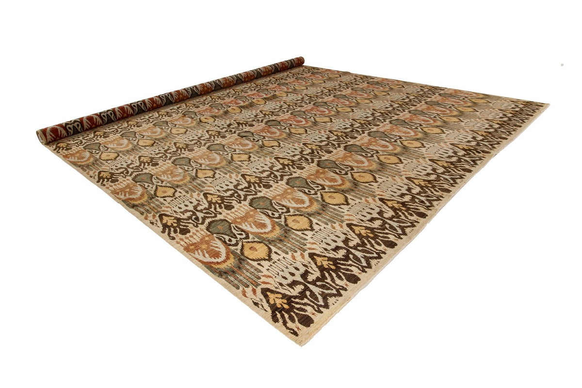 12x16 Multicolor and Ivory Modern Contemporary Rug