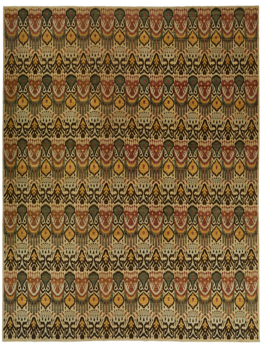 12x16 Multicolor and Ivory Modern Contemporary Rug