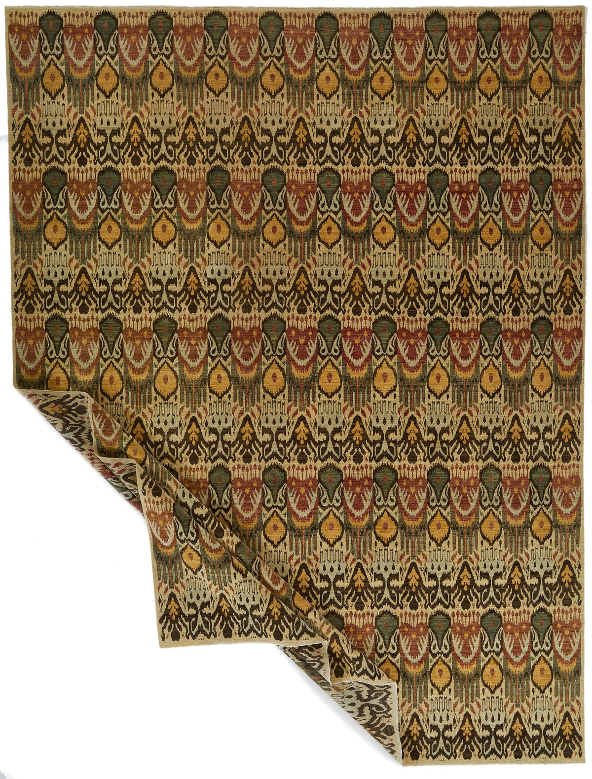 12x16 Multicolor and Ivory Modern Contemporary Rug