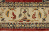 9x13 Red and Ivory Turkish Oushak Rug