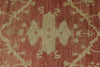 13x15 Beige and Red Turkish Oushak Rug