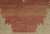 13x15 Beige and Red Turkish Oushak Rug