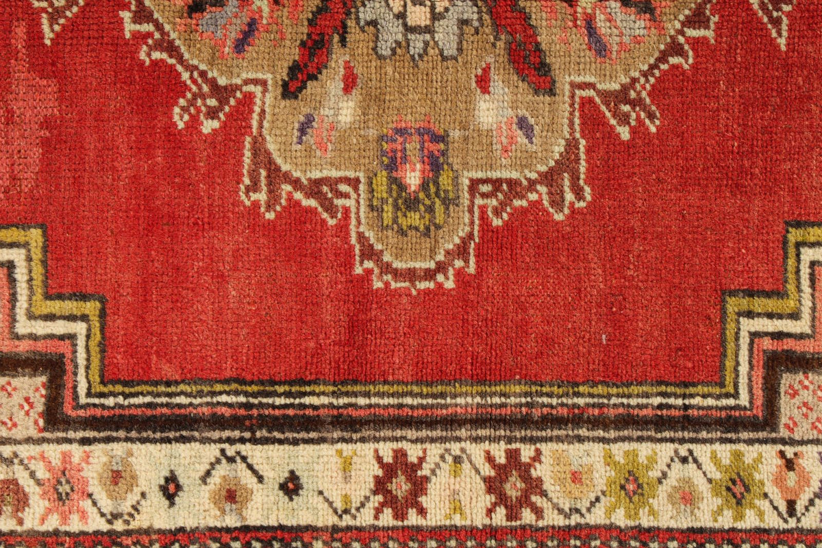 4x6 Red and Brown Turkish Tribal Rug