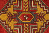 4x6 Red and Gold Turkish Tribal Rug