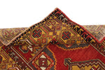 4x6 Red and Gold Turkish Tribal Rug