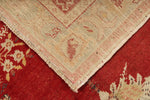 4x7 Red and Ivory Turkish Tribal Rug