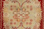 4x7 Red and Ivory Turkish Tribal Rug