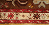 4x6 Red and Brown Turkish Tribal Rug