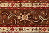 4x6 Red and Brown Turkish Tribal Rug