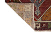 3x9 Blue and Multicolor Turkish Tribal Rug