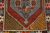 3x9 Blue and Multicolor Turkish Tribal Rug