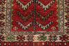 3x4 Red and Ivory Turkish Tribal Rug