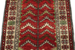 3x4 Red and Ivory Turkish Tribal Rug