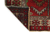 3x4 Red and Ivory Turkish Tribal Rug