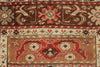 4x5 Red and Brown Turkish Tribal Rug