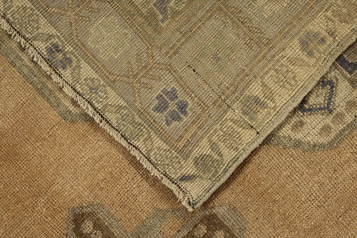 5x7 Gray and Beige Turkish Tribal Rug