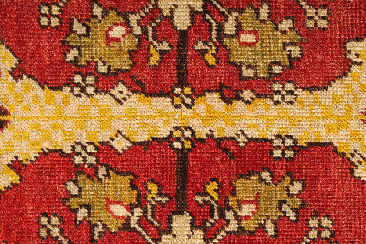 4x6 Gold and Brown Turkish Tribal Rug