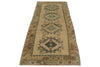 3x8 Ivory Turkish Tribal Runner