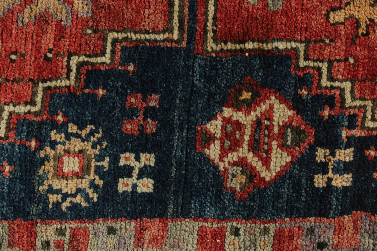 4x11 Multicolor and Ivory Turkish Tribal Runner