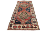 4x11 Multicolor and Ivory Turkish Tribal Runner