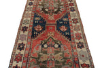 4x11 Multicolor and Ivory Turkish Tribal Runner