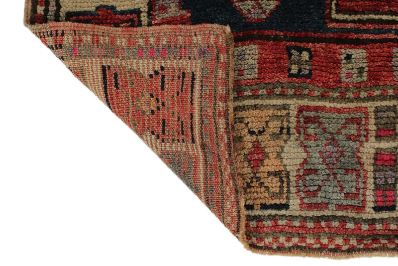 4x11 Multicolor and Ivory Turkish Tribal Runner