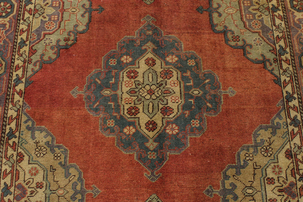 5x13 Red and Purple Turkish Tribal Runner