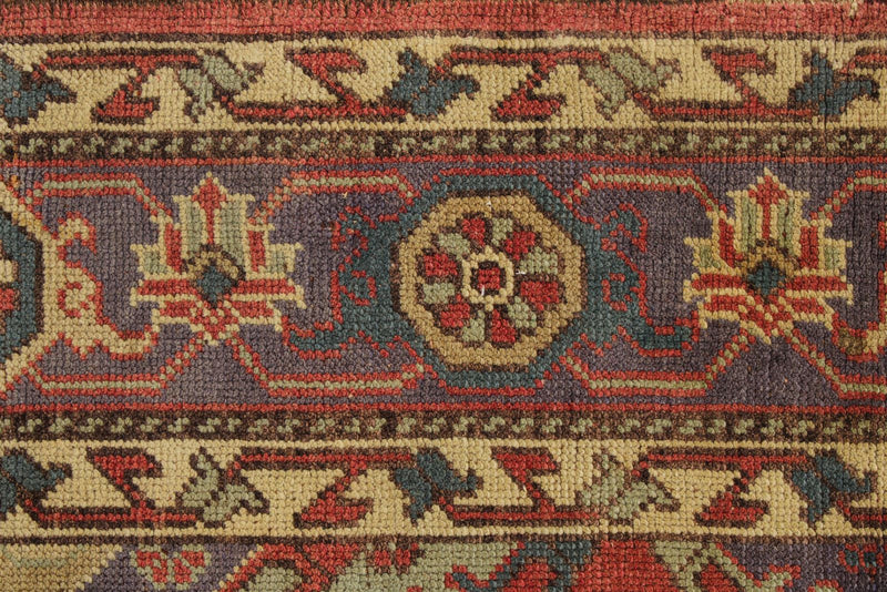 5x13 Red and Purple Turkish Tribal Runner