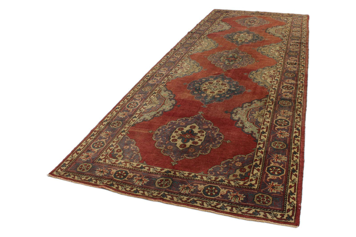 5x13 Red and Purple Turkish Tribal Runner