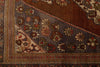 6x10 Brown and Gray Turkish Tribal Rug