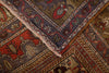 6x10 Brown and Gray Turkish Tribal Rug