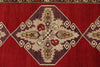 4x11 Red and Ivory Turkish Tribal Runner