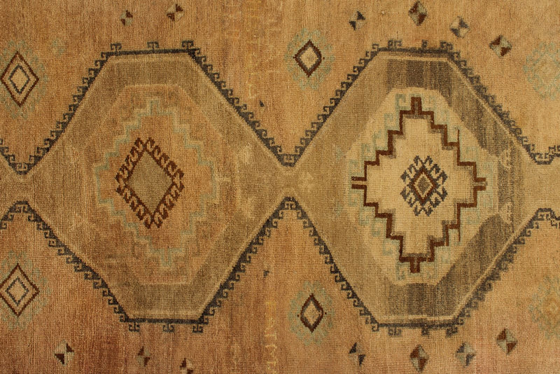 3x10 Gold Turkish Tribal Runner